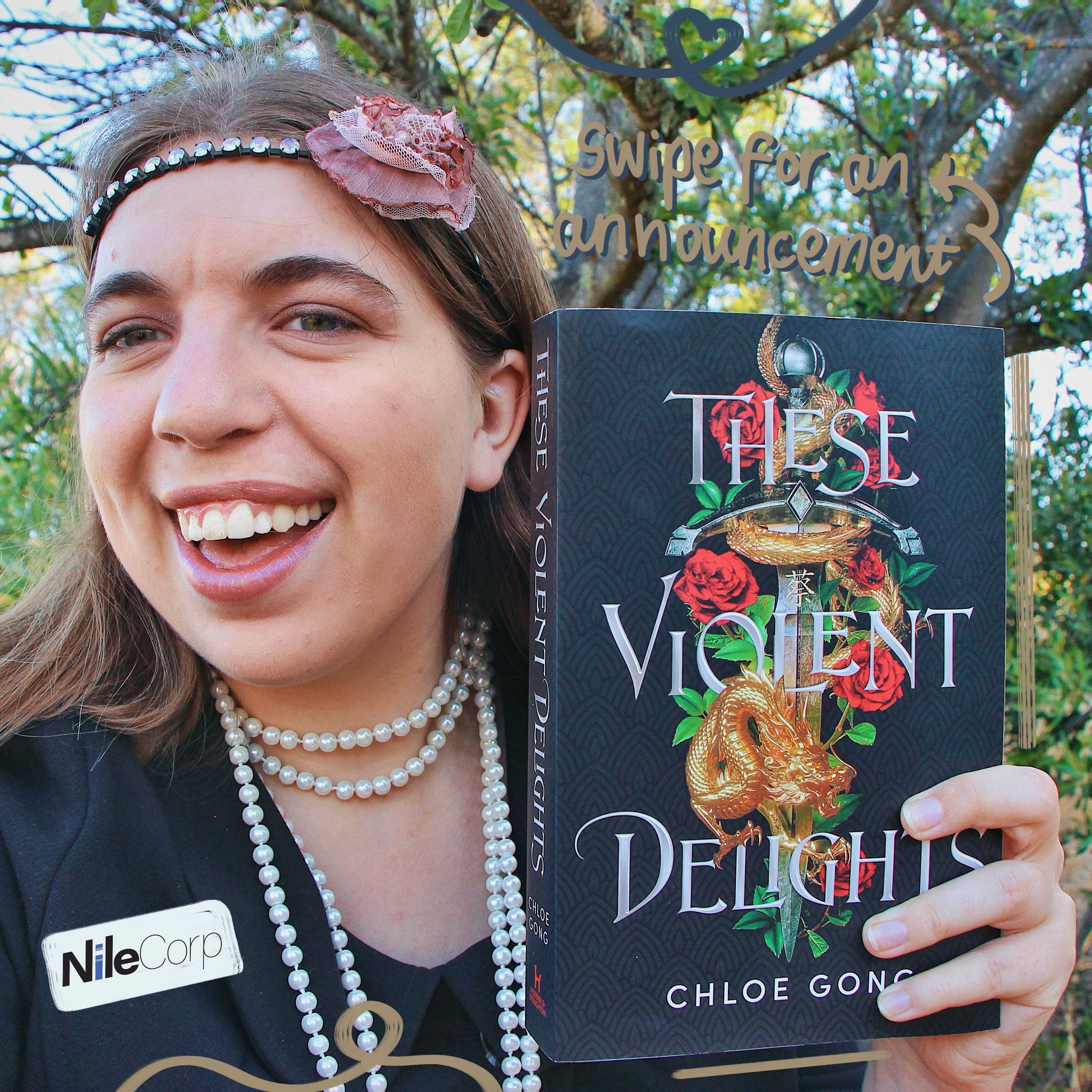 👀hi hello friends! Name your top 5 authors…

I am so excited to announce that I got a new job! From now on, I’m working in the Analytics Department at @nilecorp.analytics under Branch Head @thechloegong and Branch Director @theseviolentdelightss and I cannot wait to get started 🤩

Here at Nilecorp, we promote our Branch Head’s product called The Strangeloom Trilogy, a YA cyberpunk dystopian series set in a not-too-distant futuristic world divided in two: “downcountry” and “upcountry”. The latter happens to run military academy Nilecorp where one of our main characters Lia is currently training/competing against academic rival Kieran. Our other main character Eirale is a disgraced corporate soldier who must team up with the anarchist who framed her to search for a dangerous program 🏙️

So far in the series we have:
🩷Handbook 1 ~ ‘COLDWIRE’
💛Handbook 2 ~ ‘DEADLOCK’ releasing 17 November 2026

And you can go ahead and SWIPE for more info on our product 🏷️

Oh wait no, I forgot to mention the rat Coalition spies that I do not associate with and they will be uncovered before the release of our next handbook 🏍️

So basically this is my dream job which I thought only fitting to share with you all using a photo that you may recognise from many years ago. I’m switching things up on this account so don’t be shocked if you see some familiar faces 🤖

That’s it for today, happy reading 📖
xo
Ruby

- - - -
#coldwire #deadlock #chloegong #theseviolentdelights #yascifi