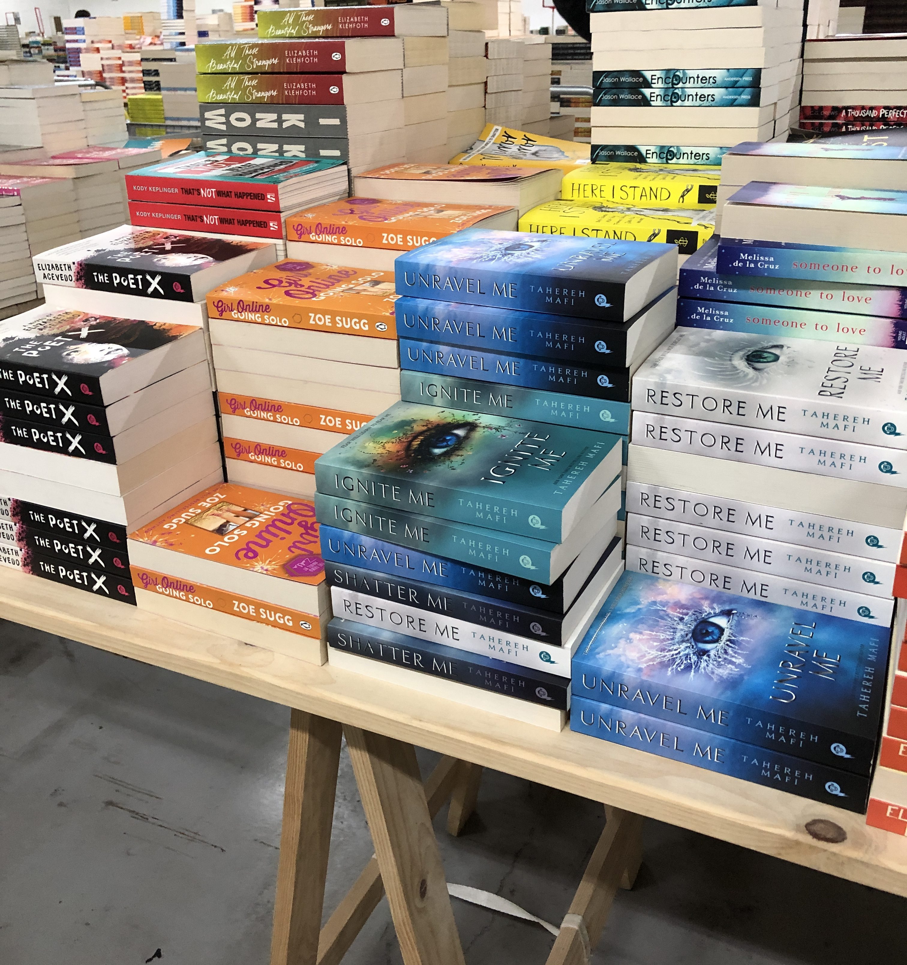 BARGAIN BOOKS WAREHOUSE SALE // you need to come to book heaven Ruby