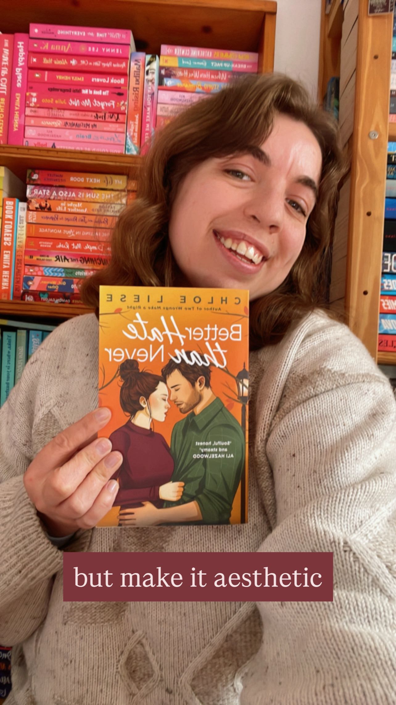 christopher can’t take his eyes off kate 🍁

😍 hi hello friends! What is your favourite romance trope?

I mean, was it not obvious this was coming? OF COURSE I will be crying over aesthetic photos for ‘BETTER HATE THAN NEVER’ by Chloe Liese 😌

Without further ado, here’s what’s to expect in these pages:
❤️‍🔥 adult romance
❤️‍🔥 Taming of the Shrew retelling
❤️‍🔥 10 Things I Hate About You references
❤️‍🔥 Anne & Gilbert vibes
❤️‍🔥 childhood enemies to lovers
❤️‍🔥 demisexual representation
❤️‍🔥 ADHD representation
❤️‍🔥 beautiful writing
❤️‍🔥 no third act breakup
❤️‍🔥 off the charts chemistry

Off you go and buy the book! Biggest thank you to @berkleyromance for spoiling, please forgive me for the tardiness 🙈 there’s a full spoiler-free review ON THE BLOG NOW ~ link in bio 🫶🏻

All the love and happy reading
xo
Ruby

- - - -
#betterhatethannever #chloeliese #wilmotsisters #twowrongsmakearight #romancestagram #adultromance #shakespeare #thetamingoftheshrew #10thingsihateaboutyou #childhoodfriendstolovers #fallvibes🍁 #romcom #romancebooks #bookishreels #igreels #fyp #foryoupage #booktok #bookishaesthetic #aestheticreels #bookaesthetic