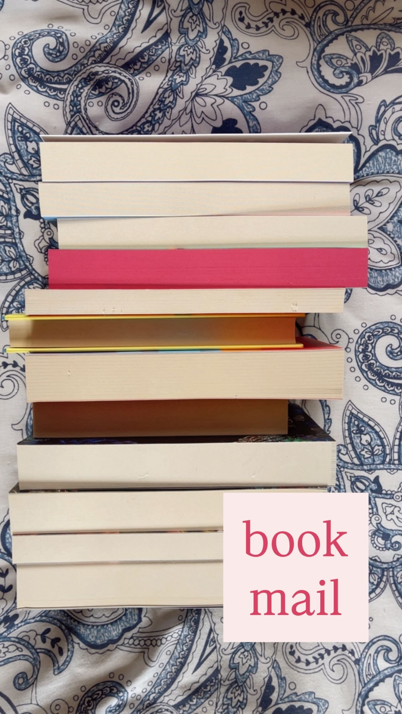 book mail, we belong together 🥰

📚 hi hello friends! What books are you excited to get to?

She’s been sitting in the drafts for a tad too long, my deepest apologies to all of these wonderful publishers 🙈

The haul:
🥹Coldwire by Chloe Gong ~ proof from @readers_warehouse
🥹Great Big Beautiful Life by Emily Henry ~ proof from @readers_warehouse
🥹Book 1 to 3 in The Charmed Leaf Legacy Series from @authorrachelmorgan
🥹I’ll Tell You When I’m Home by Hala Alyan ~ from @saqibooks @blue_weaver
🥹Not Another Samoosa Run by Nadia Cassim ~ from @jonathanball_local
🥹Girl Dinner by Olivie Blake ~ from @tandemcollectiveglobal @panmacmillansa 
🥹The Cursed Crown Series (The Sins on Their Bones & The Lure of Their Graves) by Laura R Samotin ~ from @miraripress

That’s it for today, SOOOOOO excited for these you wouldn’t even know 😭

Happy reading 📖
xo
Ruby

- - - -
#bookmail #bookmailisthebestmail #booktok #bookhaul #bookstagrammer