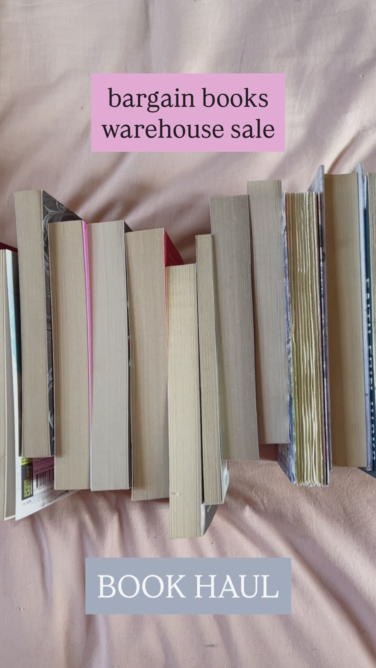 blaming the @bargainbookssa warehouse for my self-control issues 📚

💞 hi hello friends! What books are you excited to read?

People, I genuinely thought I would be leaving with like 2 books and then I hit gold 😭
~ Friends With Boys
~ Long Way Down
~ Arctic Summer
~ Orlando
~ The Railway Children (Faber edition)
~ Foe
~ Sing Down The Stars
~ Strange Nature
~ Between Shades of Gray
~ A Crane Among Wolves
~ The River of Silver
~ The Whispering Night
~ The Executioners Three
~ Don’t Let The Forest In
~ Down Comes The Night
~ Left of Forever
~ People Watching
~ Let The Games Begin
~ Audre and Bash Are Just Friends
~ Cover Story
~ Sounds Like Love

No way do I need new shelves now 🙊

Happy reading 📖
xo
Ruby

- - - -
#bookhaul #booksale #romancebooks #fantasybooklover #booktok