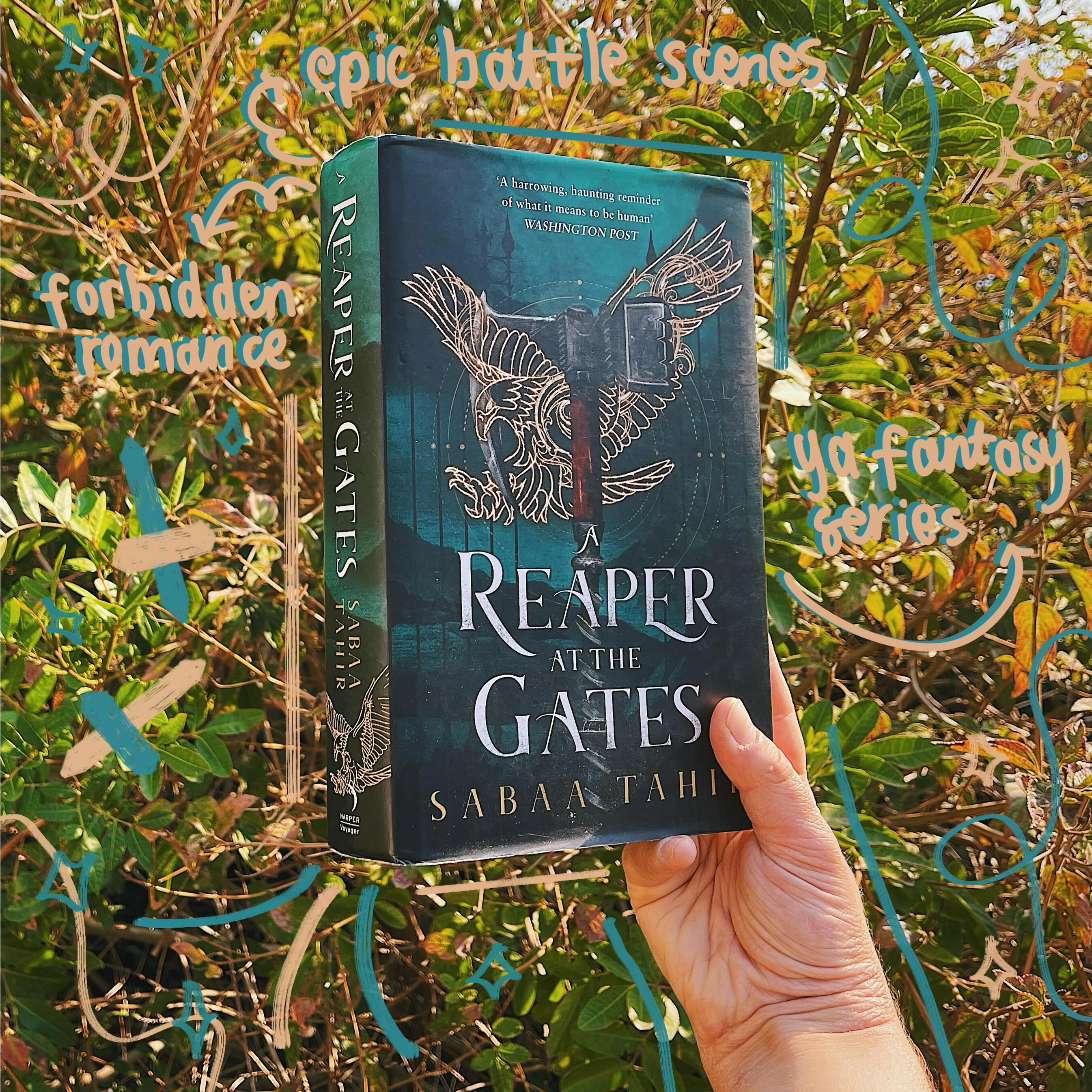 ⚔️ hi hello friends! Name your favourite book in one of your favourite series?

I think I’ve had a brain transplant fr because I’m actually back on your feeds AGAIN. And I’m talking about this book. A wild concept and we may be in an alternate universe. This book killed me so maybe we are in an AU simulation rn 😭

‘A REAPER AT THE GATES’ by Sabaa Tahir is book 3 in the Ember quartet, a YA epic-fantasy series set in a world inspired by the Roman empire. This book is the worst thing I’ve read in my entire life, actually. Like that’s not me being funny. It was an awful experience, and I don’t recommend it for anyone’s sanity. What in the holy mother was that? Like, I don’t have words THIS BOOK WAS SOOOO GOOD 🔥

Laia’s growth in this book is CHEFS KISS OMG I ADORE HER. Her steady growth throughout the series has been wonderful to watch. Maybe we could be besties tbh. Would be happy to welcome her to the inner circle.I don’t even want to talk about Harper, my second-born son. He deserves the world, and I will give it to him. I’ve hinted about talking about Helene, but tell me why she’s become my favourite character? I can’t say much without spoiling the whole series, but what Helene goes through is crazy, and I learned to love her through all of it. Which is really a testament to Sabaa’s writing 😍

But the best part about the book? The major plot twists and EPIC battle. My brain was splattered across the floor, I’m not even kidding. And it’s written so well? Tell me how I get skills like this? Insane actually. But yes, I was shooketh to my very core, clutching my beating chest and my pearls. It was a lot, and I didn’t survive ☠️

This book is epic, grand, it’s got ~some~ romance to destroy your soul, and I promise very worth it. For more in-depth thoughts, you can head on over TO THE BLOG ~ link in bio 💚

All the love and happy reading 📖
xo
Ruby

- - - -
#areaperatthegates #anemberintheashes #sabaatahir #yafantasybooks #fantasybookseries